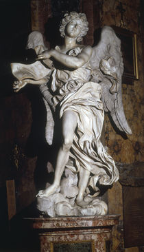 G.L.Bernini, Engel mit Kreuzesinschrift by klassik art