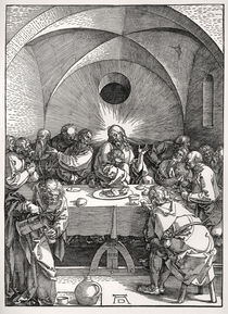 Duerer, Das Abendmahl  aus: Grosse Passion by klassik art