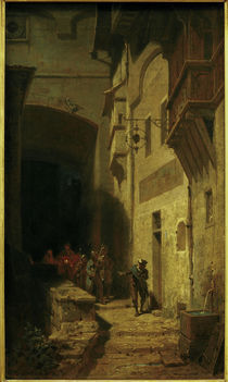 C.Spitzweg, Die Scharwache von klassik art