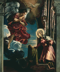 Tintoretto, Verkuendigung an Maria by klassik art