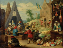 D.Teniers d.J., Affenfest by klassik art