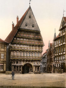 Hildesheim, Kochenhaueramtshaus /Photoch von klassik art