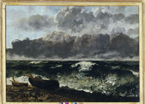 G.Courbet, Stuermische See by klassik art