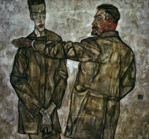 E.Schiele, Doppelbildnis Benesch by klassik art