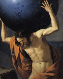 Guercino, Atlas by klassik art