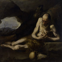 J.de Ribera, Der Einsiedler Paulus von klassik art