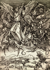 A.Duerer, Michaels Kampf mit dem Drachen by klassik art