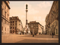 Rom, Piazza di Spagna / Photochrom von klassik art