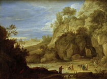 D.Teniers d.J., Felslandschaft mit ... by klassik art