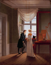 G.F.Kersting, Paar am Fenster / 1817 von klassik art