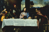 Tizian, Die Juenger in Emmaus von klassik art