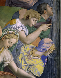 A.Bronzino, Moses schlaegt Wasser, Detail by klassik art