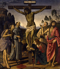 Signorelli u.Perugino, Christus am Kreuz by klassik art