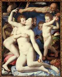 Agnolo Bronzino, Allegorie mit Venus... by klassik art