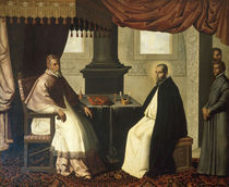 F.de Zurbaran, Bruno und Urban II. by klassik art