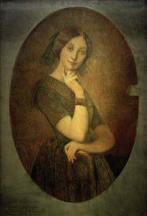 Louise de Broglie / Portraet v.Ingres by klassik art