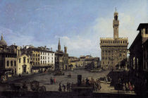 Florenz, Piazza della Signoria /Bellotto von klassik art