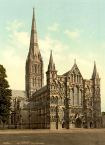 Salisbury, Kathedrale / Photochrom by klassik art