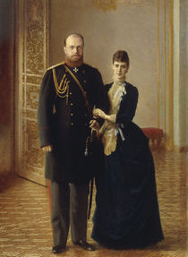 Alexander III. u. M.Feodorowna/ Kramskoi by klassik art