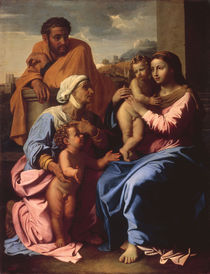 N.Poussin, Heilige Familie von klassik art