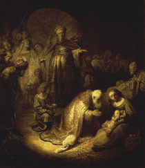 Rembrandt, Anbetung der KOenige von klassik art