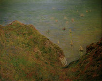 C.Monet, Auf der Klippe von Pourville by klassik art