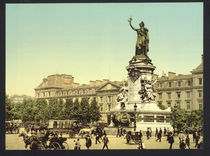 Paris, Place de la Republique/Photochrom von klassik art