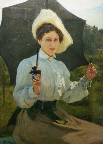 I. Repin, In der Sonne (Nadeschda Repin) by klassik art