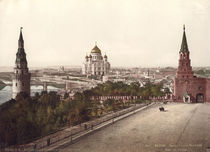 Moskau, Erloeserkirche / Photochrom von klassik art