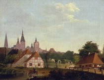 Ansicht von Rostock / Gem.v.Kersting von klassik art