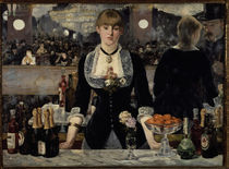 Edouard Manet, Bar in den Folies Bergere by klassik art
