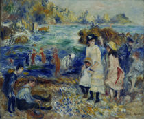 A.Renoir, Enfants au bord de la mer von klassik art
