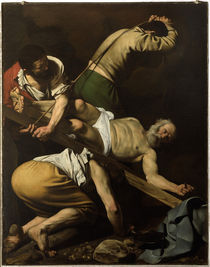 Caravaggio, Kreuzigung Petri by klassik art