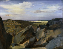 C.Corot, Artiste passant dans un chaos.. von klassik art