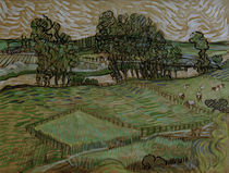 v.Gogh, Landschaft mit Bruecke ueber Oise by klassik art