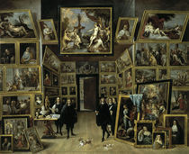 Teniers d.J., Leopold Wilhelm in Galerie by klassik art