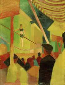 August Macke, Seiltaenzerin by klassik art