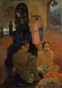 P.Gauguin, Der grosse Buddha by klassik art