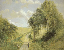 Camille Pissarro, Landschaft in Berneval by klassik art