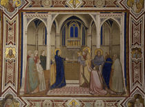 Giotto, Darbringung im Tempel / Assisi von klassik art