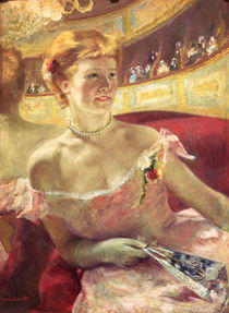 M.Cassatt, Dame in einer Loge von klassik art