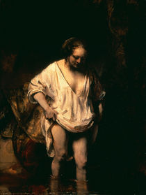 Rembrandt/ Badendes Maedchen/ 1654 by klassik art