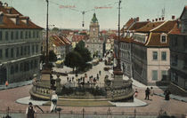 Gotha, Hauptmarkt / Postkarte von klassik art