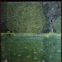 Gustav Klimt, Schlossteich in Kammer by klassik art