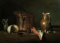 J.B.S.Chardin, Stillleben mit Kupfertopf von klassik art