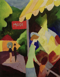 A.Macke, Modeschaufenster von klassik art