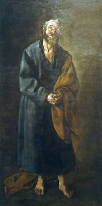 F. de Zurbaran, der Apostel Petrus by klassik art
