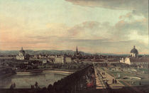 Wien vom Belvedere aus / Bellotto by klassik art