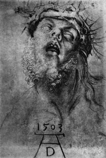 A.Duerer, Kopf des toten Christus by klassik art