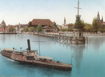 Konstanz, Hafen / Photochrom von klassik art